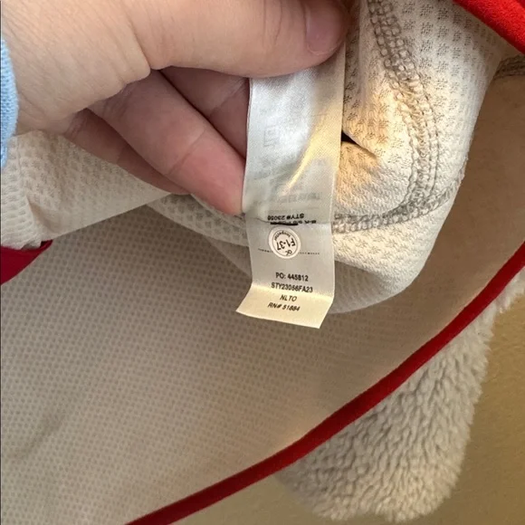 Patagonia Men's Classic Retro-X Jacket Red and Blue - Picture 7 of 8